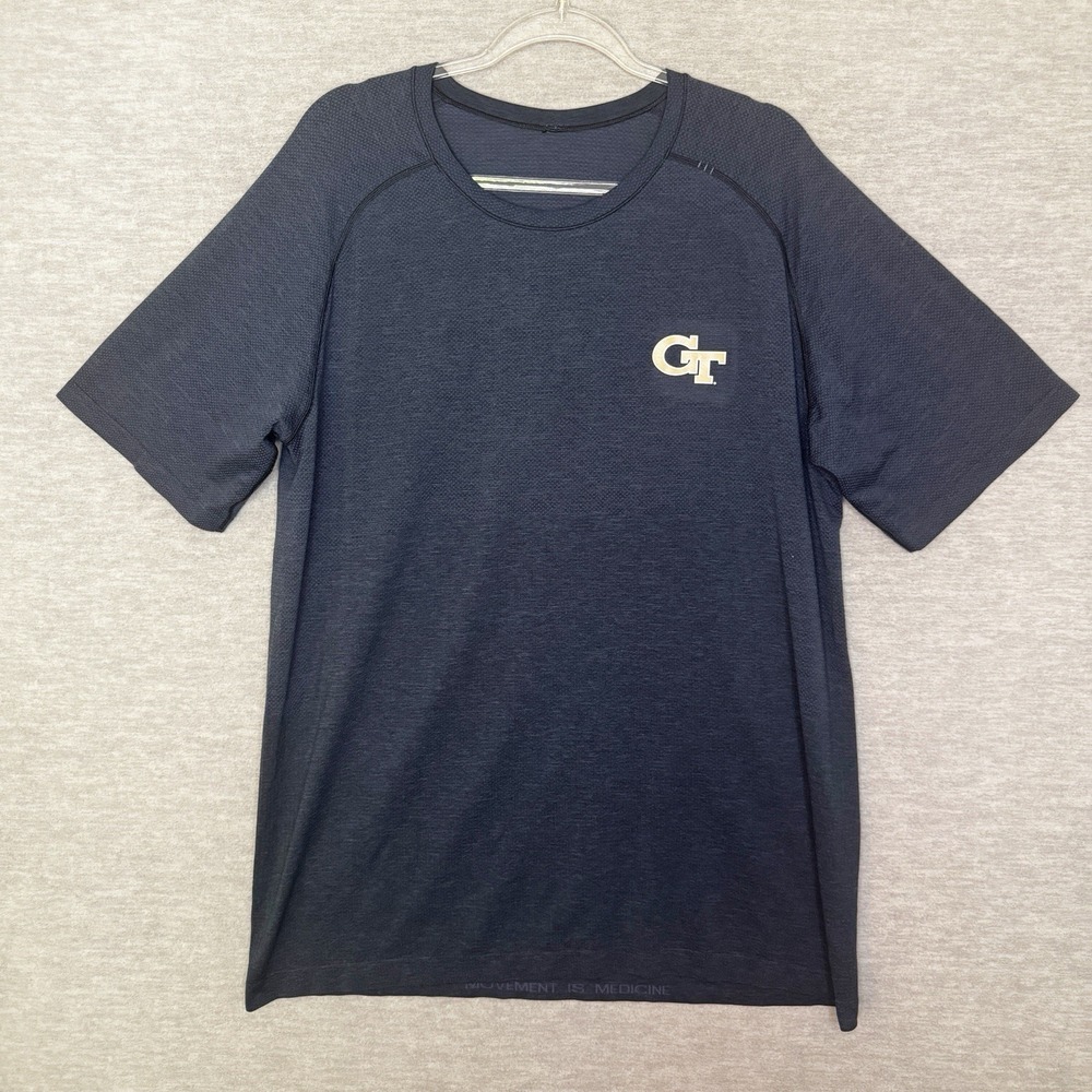 Lululemon Georgia Tech Yellow Jackets Shirt Size XXL 2XL Tee Mens‎ Athletic GT